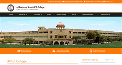 Desktop Screenshot of lbscollege.com