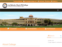 Tablet Screenshot of lbscollege.com